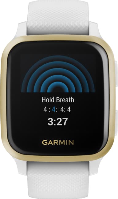 Garmin Venu Sq smartwatch (vit/guld)