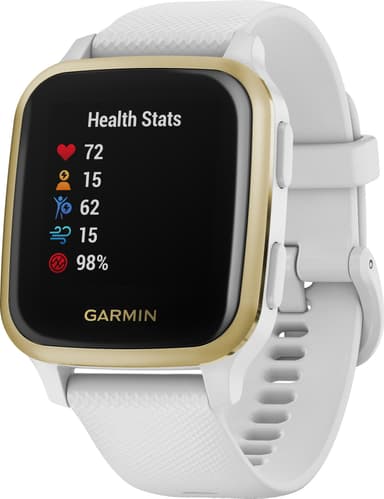Garmin Venu Sq smartwatch (vit/guld)