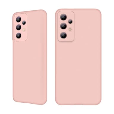 Samsung Galaxy A52 | A52 5G Flytande silikonskydd mobilskal- Pink