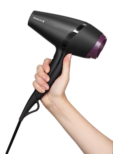 Remington Supercare Pro hårfön AC7100 (svart/lila)