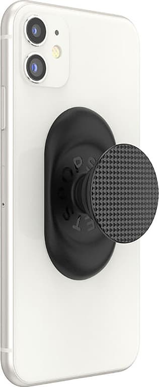 Popsockets PopGrip Pocketable mobilhållare (knurled black)