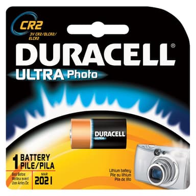 Duracell CR2 3V Lithium Battery, 1 Count Pack, CR2 3 Volt High Power  Lithium Battery, Long-Lasting for Video and Photo Cameras, Lighting  Equipment, and More : Health & Household 