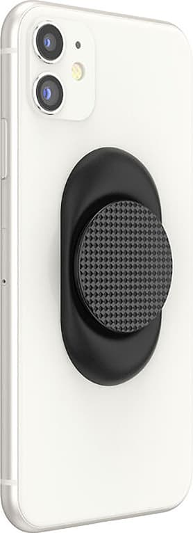 Popsockets PopGrip Pocketable mobilhållare (knurled black)