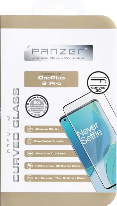 Panzer välvt skärmskydd för OnePlus 9 Pro