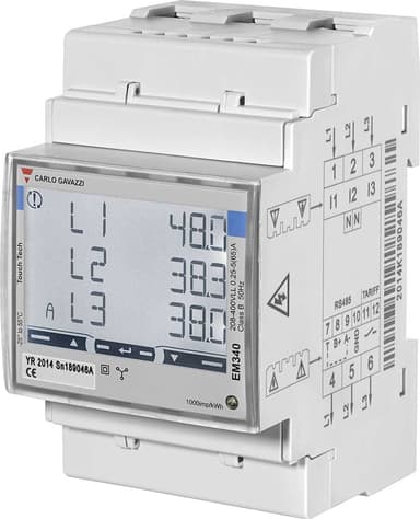Wallbox Powerboost elmätare EM340DINAV23XS1PFB