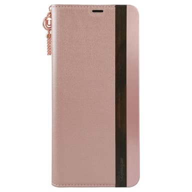 Uunique Folio shimmer iPhone X fodral (rosa)