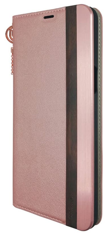 Uunique Folio shimmer iPhone X fodral (rosa)