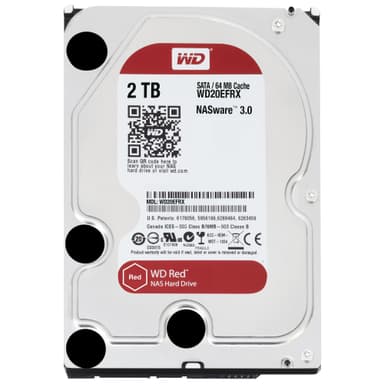 WD Desktop Red 3.5" intern hårddisk för NAS (2 TB)