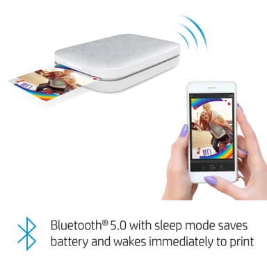 HP Sprocket Luna smartphoneskrivare (vit)