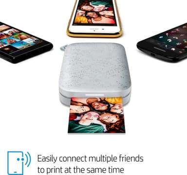 HP Sprocket Luna smartphoneskrivare (vit)