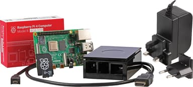 Raspberry Pi 4 B 4GB Starter Kit stationär minidator