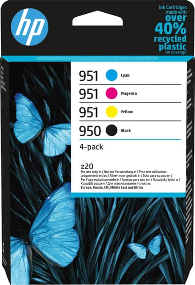 HP 950/951 bläckpatron kombiförpackning (CMYK)