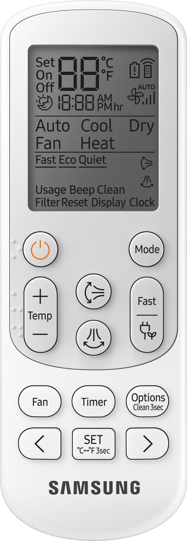 Samsung Nordic Home Premium 35 värmepump AR12TXFYBWKNEE