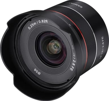 Samyang AF 18mm f/2.8 vidvinkelobjektiv för Sony FE