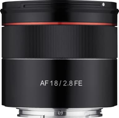 Samyang AF 18mm f/2.8 vidvinkelobjektiv för Sony FE