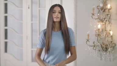 BaByliss Steam Luster plattång ST595E (ljusblå)