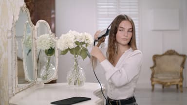 BaByliss Steam Luster plattång ST595E (ljusblå)