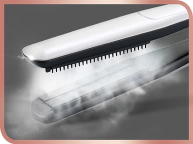 BaByliss Steam Luster plattång ST595E (ljusblå)
