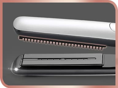 BaByliss Steam Luster plattång ST595E (ljusblå)