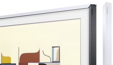 Samsung The Frame 65" ram (2018, vit)