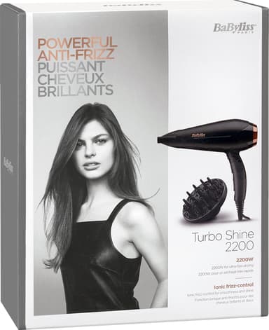 BaByliss Turbo Shine 2200 hårfön BAD570DE