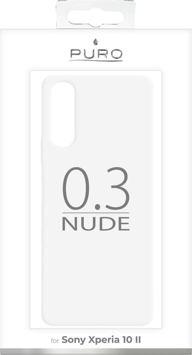 Puro Sony Xperia 10 II 0.3 fodral (transparent)