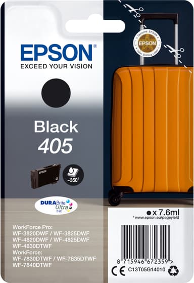 Epson 405 svart bläckpatron C13T05G14020