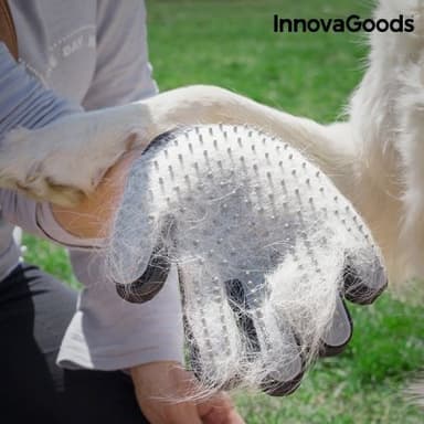 Handske för att borsta och massera husdjur från innovagoods