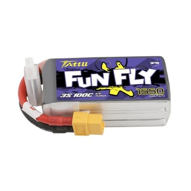 3s  1550mAh -100C - Gens Ace FunFly XT60