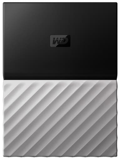 WD My Passport Ultra 1 TB extern hårddisk (svart/grå)