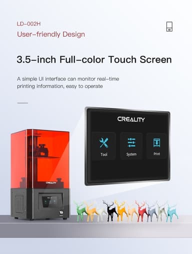 Creality LD-002H - Mono LCD-harts 3D-skrivare