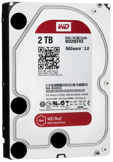 WD Desktop Red 3.5" intern hårddisk för NAS (2 TB)