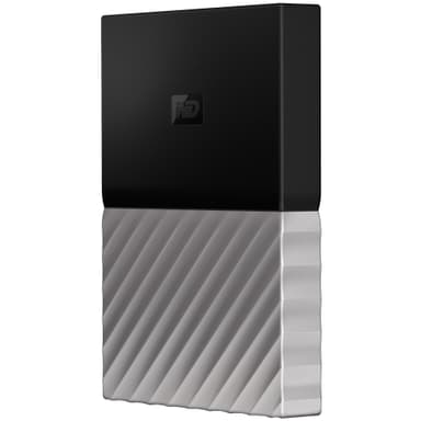WD My Passport Ultra 1 TB extern hårddisk (svart/grå)