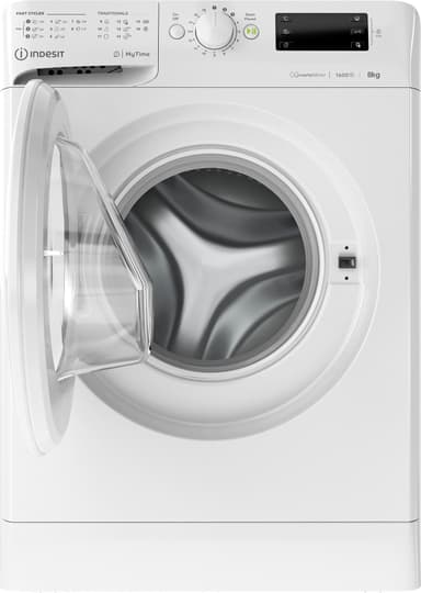 Indesit Mytime tvättmaskin MTWE81683WEU (vit)