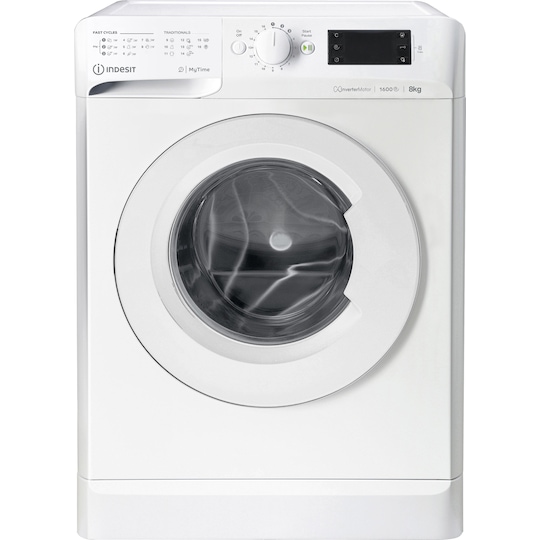 Indesit Mytime tvättmaskin MTWE81683WEU (vit)