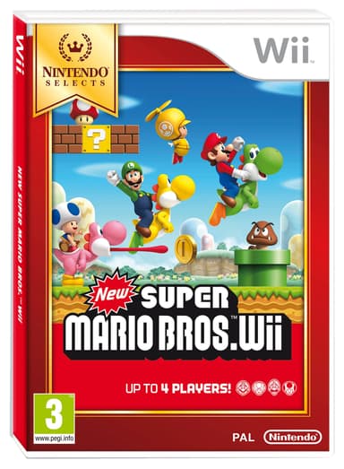 NEW Super Mario Bros: Nintendo Selects (Wii)