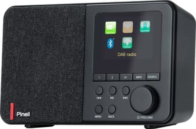 Pinell Supersound 001 DAB+/FM-radio (svart)