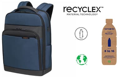 Samsonite MySight ryggsäck för bärbar dator 17.3  (blå/vart)
