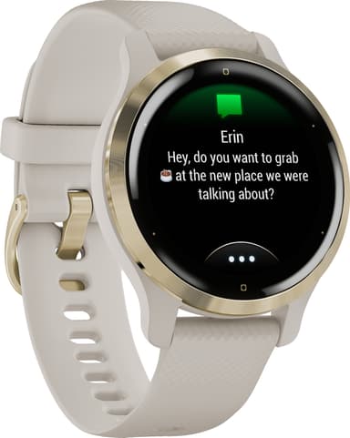 Garmin Venu 2S GPS smartwatch (light gold/light sand)