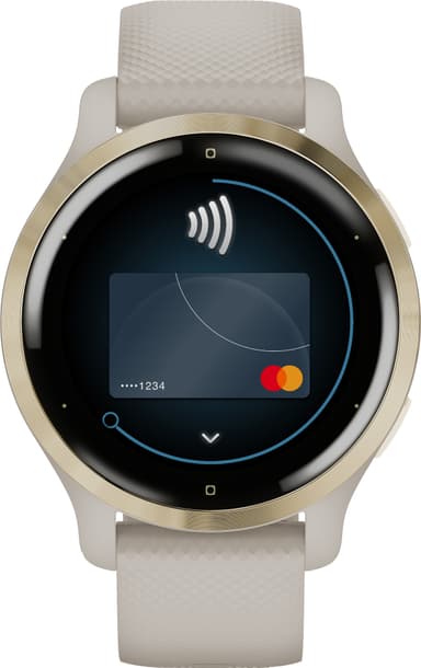 Garmin Venu 2S GPS smartwatch (light gold/light sand)