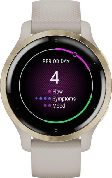 Garmin Venu 2S GPS smartwatch (light gold/light sand)