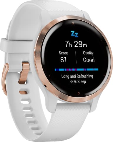 Garmin Venu 2S GPS smartwatch (rose gold/white)