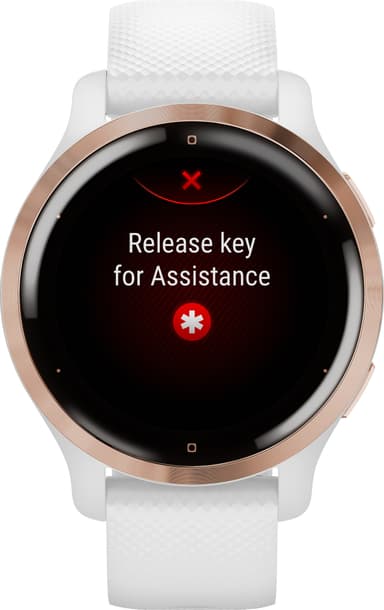 Garmin Venu 2S GPS smartwatch (rose gold/white)