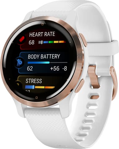 Garmin Venu 2S GPS smartwatch (rose gold/white)