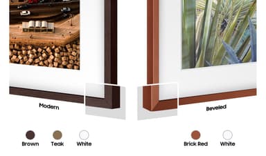 Samsung The Frame 43" ram (2021-2024, teak)