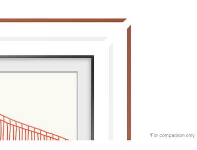 Samsung The Frame 55" fasad ram (2021-2024, röd)