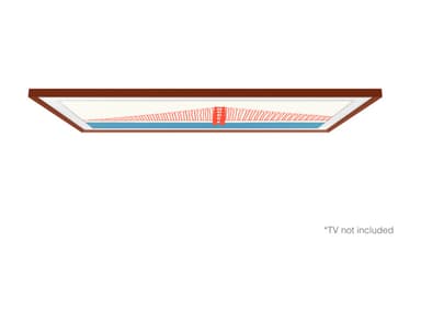 Samsung The Frame 55" fasad ram (2021-2024, röd)