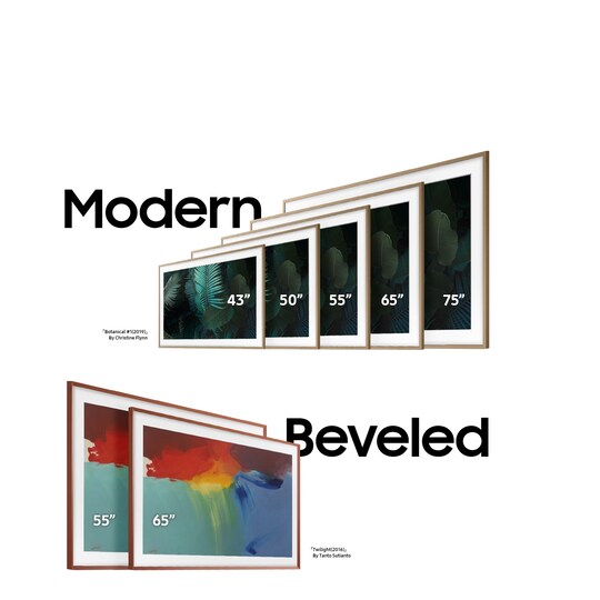 Samsung The Frame 55" fasad ram (2021/vit)