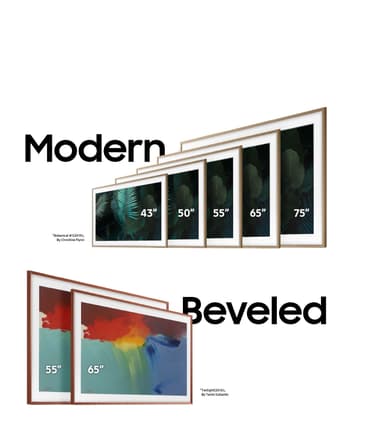 Samsung The Frame 43" ram (2021-2024, teak)