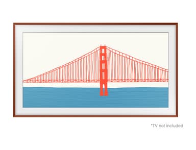 Samsung The Frame 55" fasad ram (2021-2024, röd)